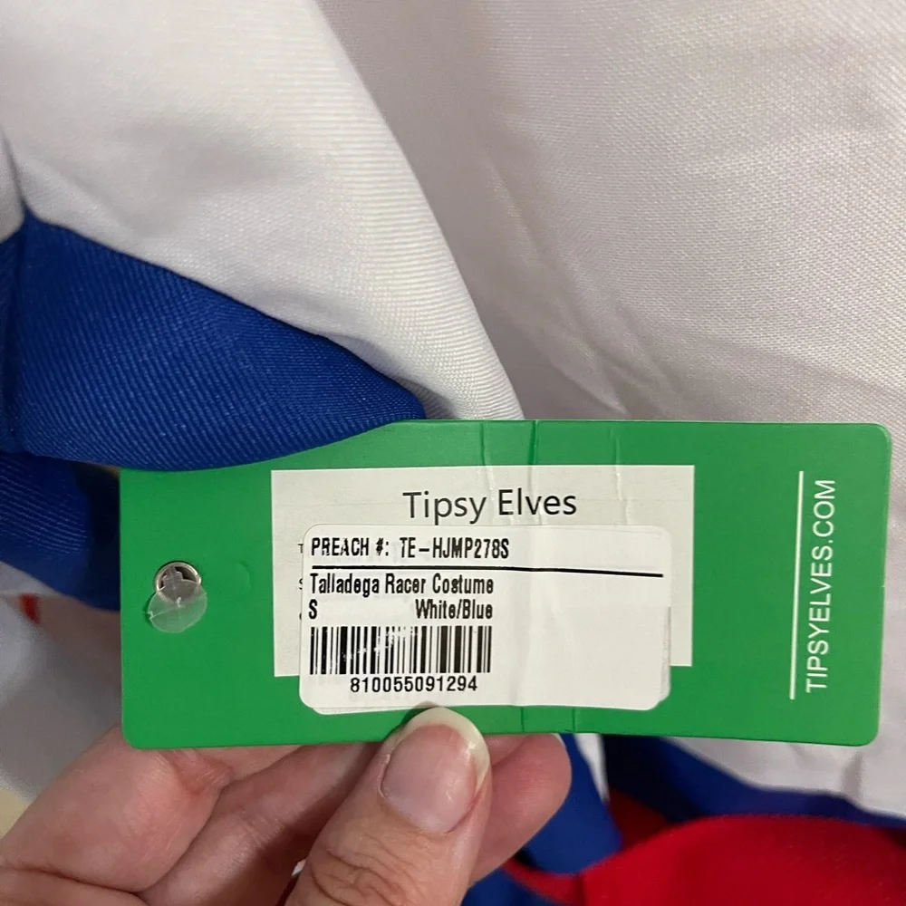 Tipsy Elves Talladega Race Car Driver Costume - Mens Small - Picture 5 of 5
